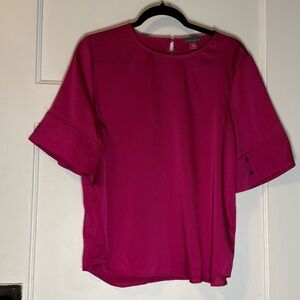 Vince Camuto Vibrant Pink Blouse
